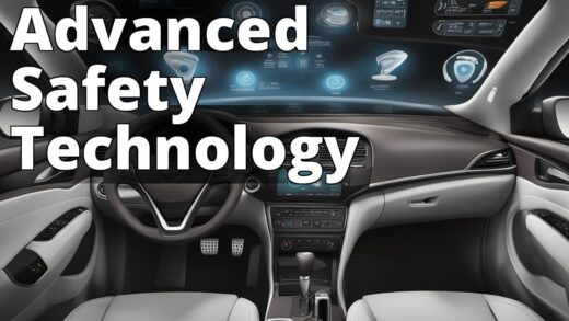 An image of a modern car dashboard displaying various safety features such as airbags